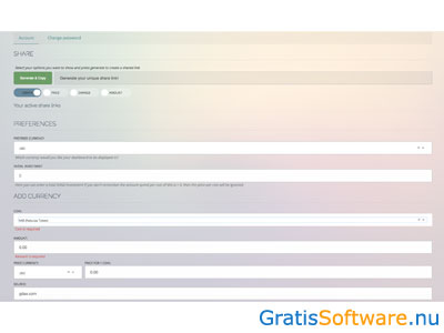 Cryptotrackr screenshot