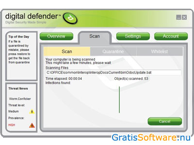 Digital Defender Antivirus Free screenshot