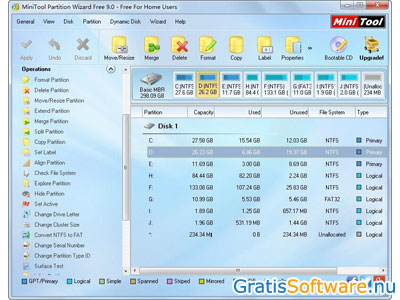 MiniTool Partition Wizard Home Edition screenshot