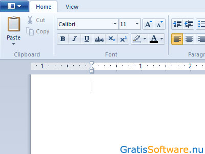 WordPad screenshot