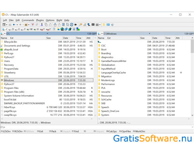 Altap Salamander windows bestandsbeheer software screenshot