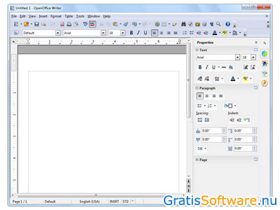 Apache OpenOffice Writer screenshot