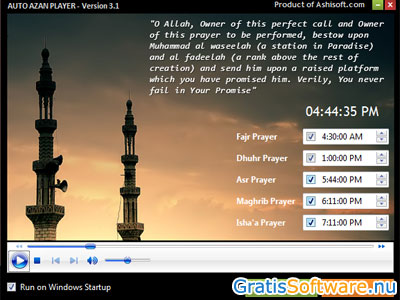 Auto Azan Player screenshot