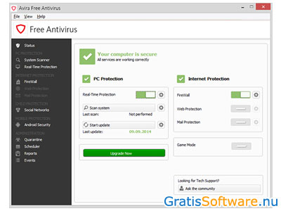 Avira Antivirus screenshot