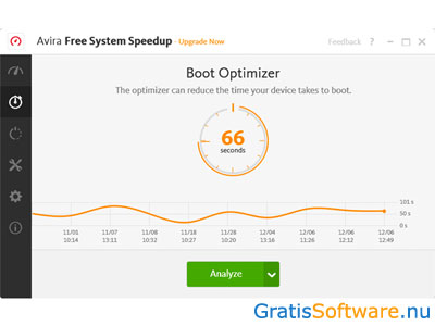 Avira Free System Speedup screenshot
