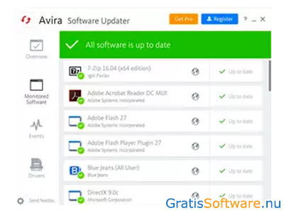 Avira Software Updater screenshot