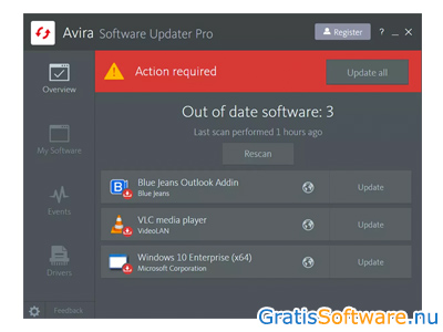 Avira Software Updater screenshot