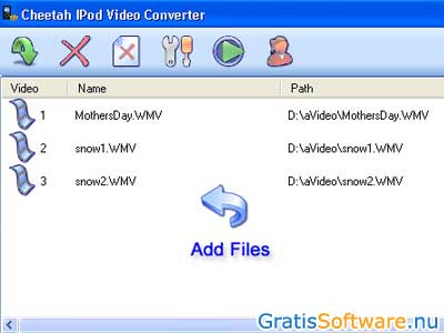 Cheetah IPod Video Converter screenshot