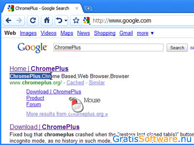 ChromePlus screenshot