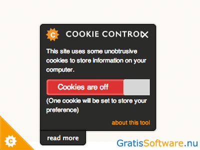 CIVIC Cookie Control screenshot