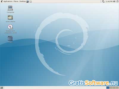 Debian screenshot