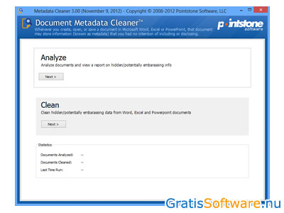 Document Metadata Cleaner screenshot