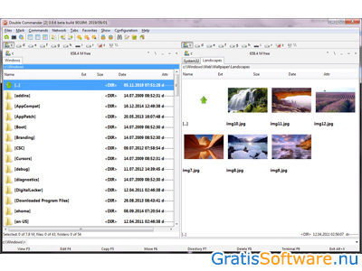 Double Commander windows bestandsbeheer software screenshot