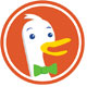 DuckDuckGo privacyvriendelijke zoekmachine logo