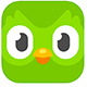 Duolingo nieuwe taal leren logo