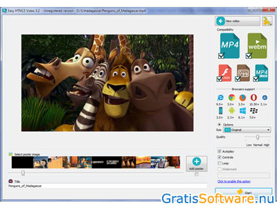 Easy HTML5 Video screenshot