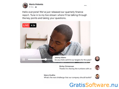 Facebook Workplace screenshot