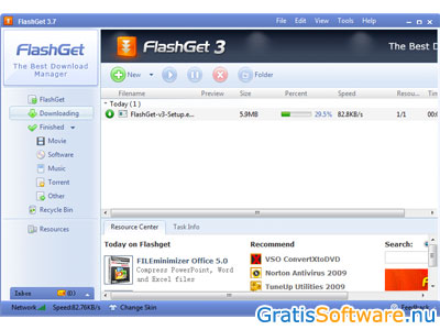 FlashGet screenshot