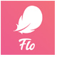 Flo menstruatie apps logo