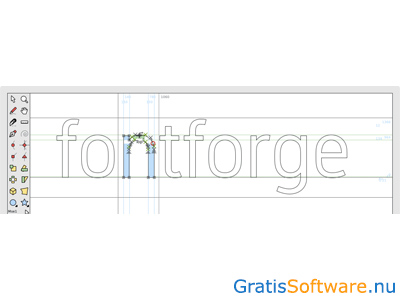 FontForge screenshot