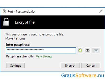 Fort Cryptography Extension screenshot