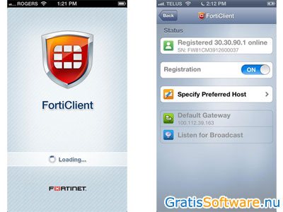 FortiClient screenshot