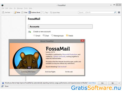 FossaMail screenshot