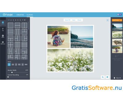 FotoJet fotocollage software screenshot