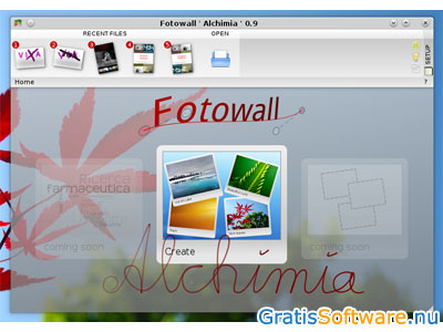 Fotowall fotocollage software screenshot