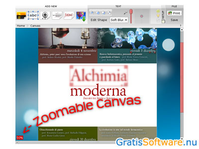 Fotowall fotocollage software screenshot