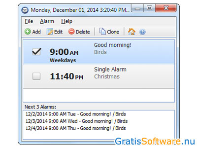 Free Alarm Clock screenshot