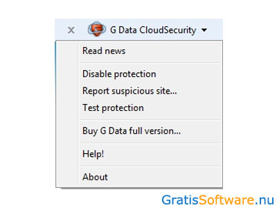 G Data CloudSecurity screenshot