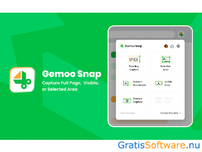 Gemoo Snap software screenshot