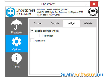 Ghostpress screenshot