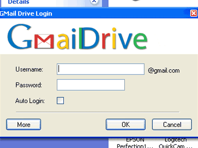 GMail Drive screenshot
