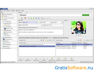 GNU Health screenshot