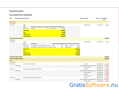 gnucash boekhoudsoftware screenshot
