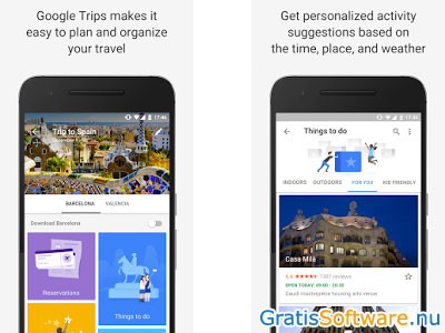 Google Trips screenshot