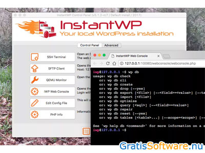Instant WordPress screenshot