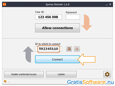Iperius Remote screenshot