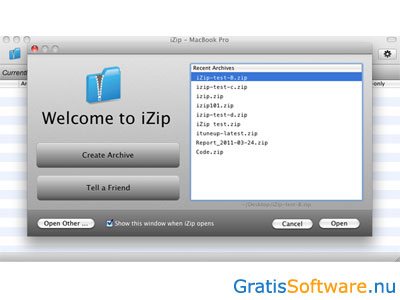 iZip screenshot