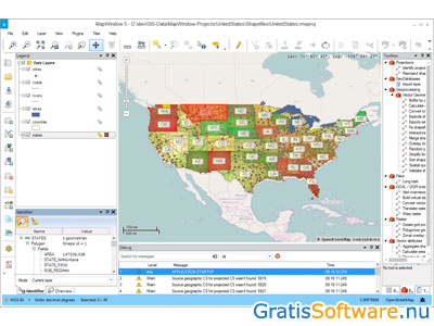 MapWindow GIS screenshot