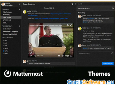 Mattermost screenshot