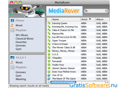 MediaRover screenshot
