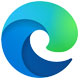 Microsoft Edge gratis browser logo