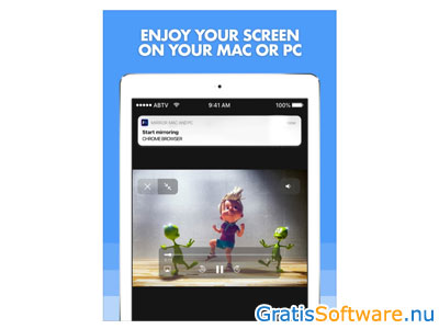 Mirror to Mac or Windows PC screenshot