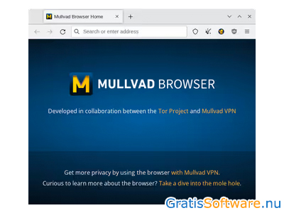 Mullvad Browser screenshot