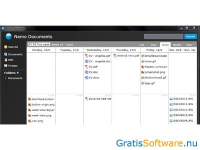 Nemo Documents windows bestandsbeheer software screenshot