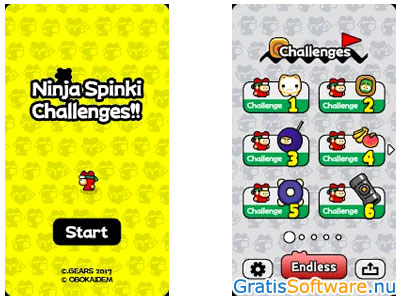 Ninja Spinki Challenges screenshot