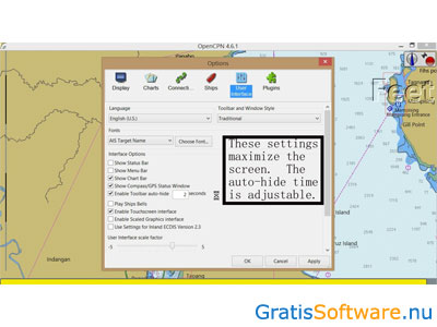 OpenCPN screenshot